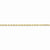14K Yellow Gold Diamond-Cut Extra-Light Rope Chain