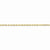 14K Yellow Gold Diamond-Cut Extra-Light Rope Chain Bracelet