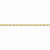 14K Yellow Gold Diamond-Cut Extra-Light Rope Chain