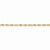 14K Yellow Gold Diamond-Cut Extra-Light Rope Chain