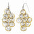 Sterling Silver Gold-tone 18k Flash Plated Earrings