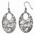 Sterling Silver & Ruthenium-plated Shepherd Hook Earrings