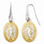 Sterling Silver Gold-tone 18k Flash Plated Earrings
