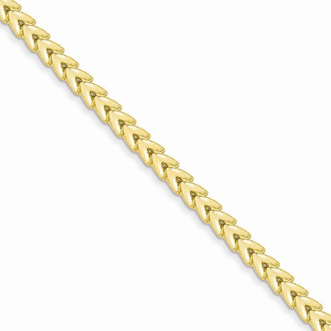 14K Yellow Gold Diamond-Cut Bracelet