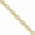 14K Yellow Gold with Rhodium Diamond-Cut Marquise Bracelet