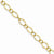 14K Yellow Gold Oval & Circles Design Bracelet