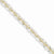 14K Yellow Gold Diamond-Cut Chain Weave with Oval Links Bracelet