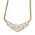 14K Yellow Gold & Rhodium Diamond-Cut Open-Back Filigree Design Necklace