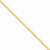 14K Yellow Gold Beveled Curb Chain