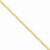 14K Yellow Gold Beveled Curb Chain Bracelet