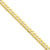 14K Yellow Gold Beveled Curb Chain Bracelet