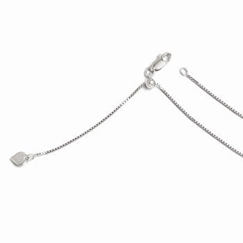 Sterling Silver Adjustable Box Chain