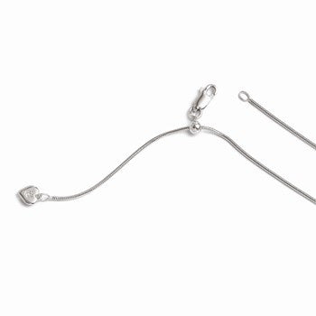 Sterling Silver Adjustable Snake Chain