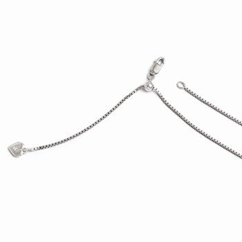 Sterling Silver Adjustable Box Chain