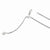 Sterling Silver Adjustable Rope Chain
