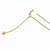 Sterling Silver Gold-Plated Adjustable Ustable Box Chain