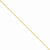14K Yellow Gold Flat Figaro Chain Bracelet