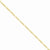14K Yellow Gold Flat Figaro Chain Bracelet