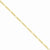 14K Yellow Gold Flat Figaro Chain Bracelet
