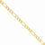 14K Yellow Gold Flat Figaro Chain Bracelet