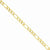 14K Yellow Gold Flat Figaro Chain