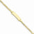 14K Yellow Gold Figaro Id Bracelet