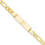 14K Yellow Gold Figaro Id Bracelet