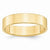 14k Yellow Gold 5mm Lightweight Flat Wedding Band