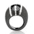 Leslies SS Black /White Adj. Ring