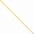 14K Yellow Gold Franco Chain Bracelet