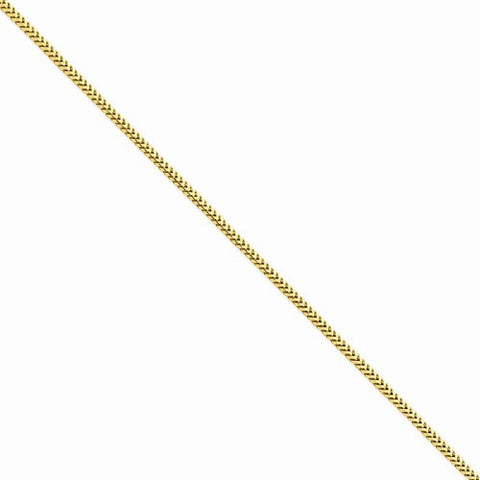 14K Yellow Gold Franco Chain Bracelet