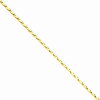 14K Yellow Gold Franco Chain