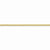 14K Yellow Gold Flat Wheat Chain Bracelet
