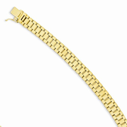 14K Yellow Gold Mens Bracelet