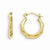 14k Yellow Gold Hinged Earrings