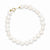 14K Yellow Gold Madi K Simulated Pearl Bracelet