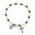 January Crystal & Faux Pearl Stretch Miraculous & Crucifix Bracelet