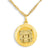 Coast Guard K Gold-Plated Necklace
