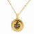 Navy K Gold-Plated Necklace