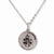 Navy Rhodium Finish Necklace