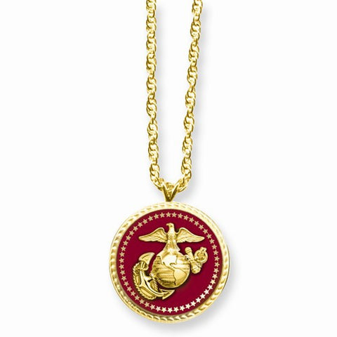 Marines K Gold-Plated Necklace