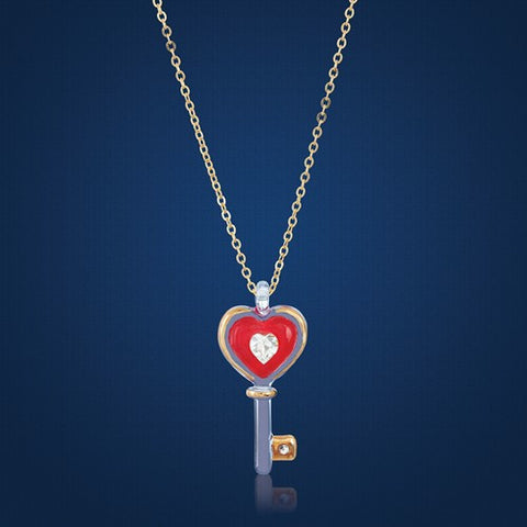 Red Key To My Heart Necklace