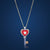Red Key To My Heart Necklace