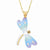 Rainbow Dragonfly Necklace