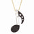 Brown Music Note Necklace