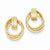 14k Yellow Gold Polished Fancy Post Earrings