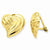 14k Yellow Gold Non-pierced Heart Earrings