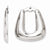 14k White Gold Polished Hoop Earring Jackets