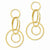 14k Yellow Gold Fancy Dangle Earrings