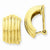 14k Yellow Gold Omega Clip Non-pierced Earrings